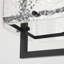Luminaire suspendu en acrylique Black Water Ripple pour îlot de cuisine 1 lumière-113741994-120464197