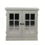 Buffet de rangement polyvalent avec 2 portes décoratives en miroir en acrylique-117262835