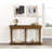 Garrison Oak Finish Console Table-124922095