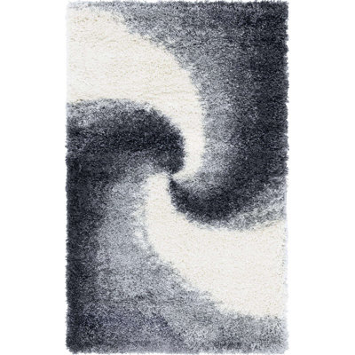 Tapis abstrait kaki 