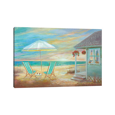 «Beach Cottage» par Ruane Manning - reproduction d'art
