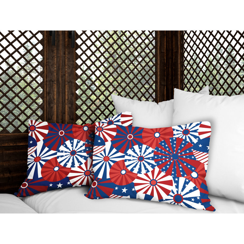 Coussin réversible intérieur / extérieur 2 ensembles Sovereignty, 20x14, Navy Blue