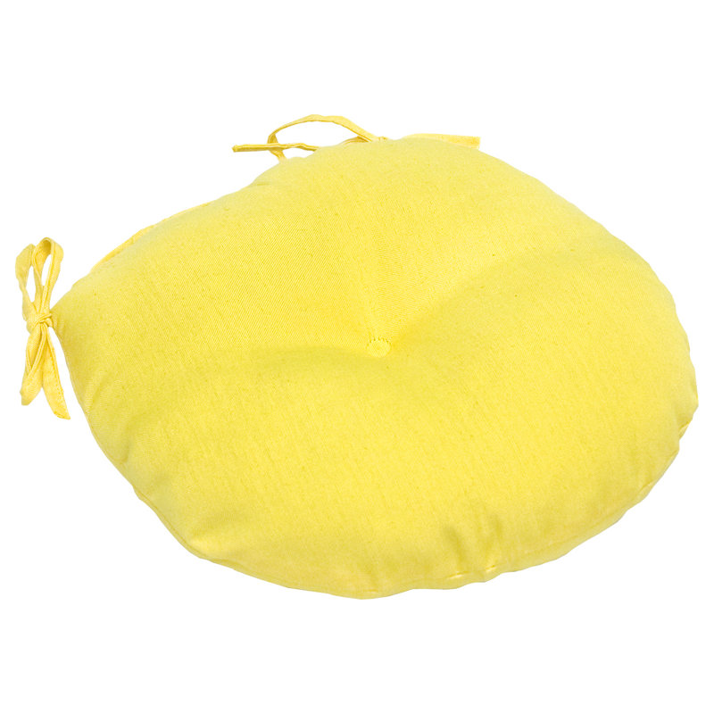 Coussin de chaise de salle à manger d'extérieur rond 15 po Ballera, 4, rouille