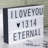 A4 Size Free Combination Cinematic Light Box with Letters and LED Light