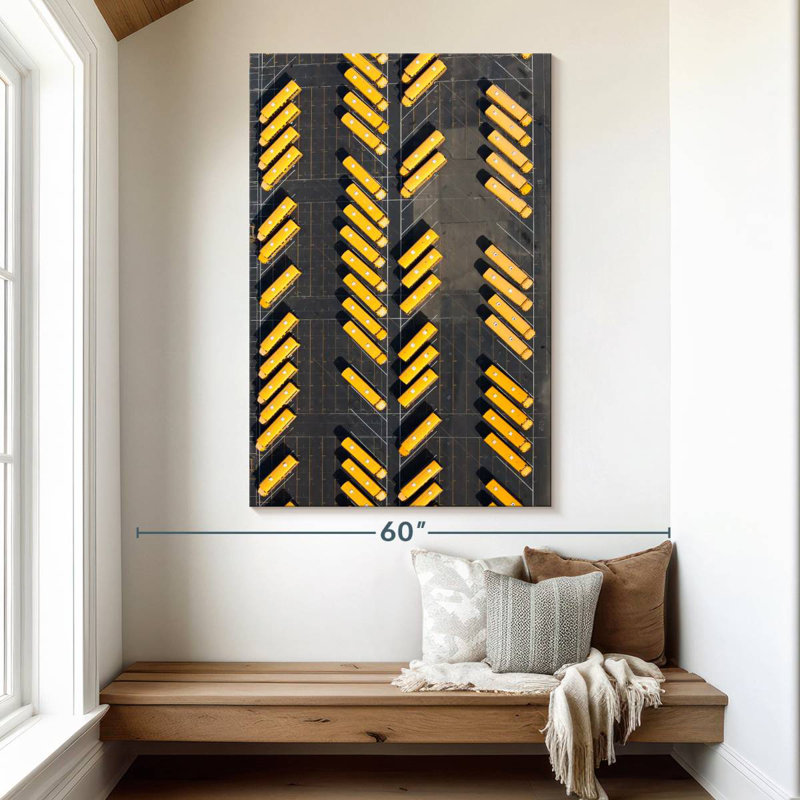 Seattle School Buses, 51" H x 34" W