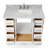 43" Single Bathroom Vanity Set-64627212