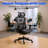 AeroErgo Ergonomic Mesh Office Chair with Adjustable Headrest and  Armrest-359006505-357540179