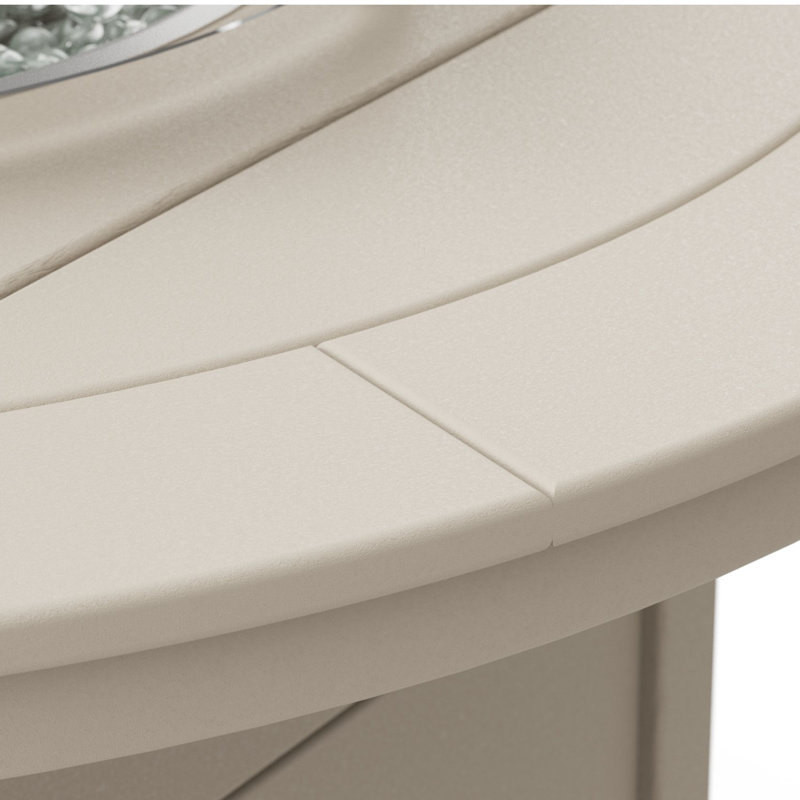 Table ronde pour foyer POLYWOOD, Sable