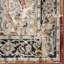 Tapis rectangulaire orange, gris et noir en polypropylène tissé à la machine-87636236