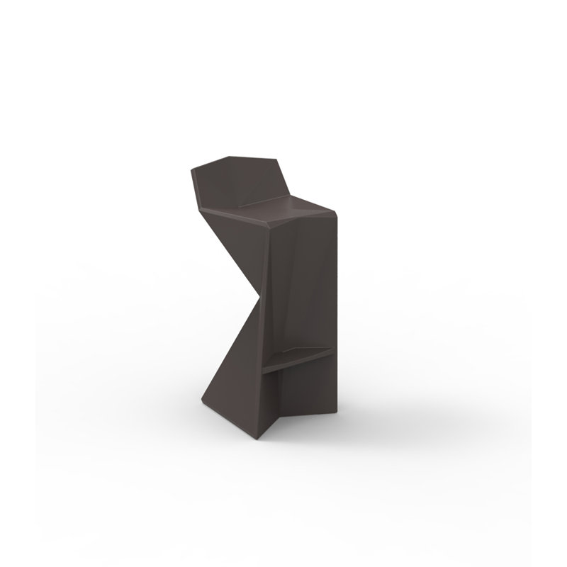 Vertex 28.25" Patio Bar Stool, Bronze