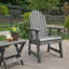 Chaise Adirondack en plastique avec table Anette-280281401