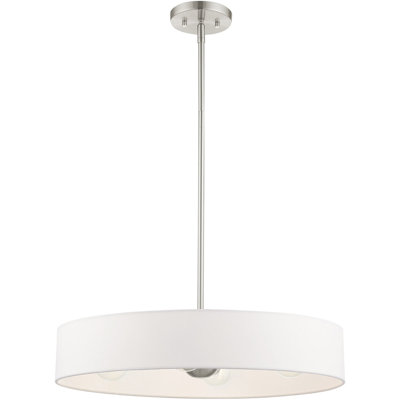 4 - Light Dimmable Drum Chandelier
