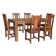 Killingly 6 - Person Solid Wood Solid Wood Top Four Leg Dining Set
