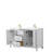 Daria 60'' Double Bathroom Vanity with Carrara Marble Top-97964198-97964199-97964205