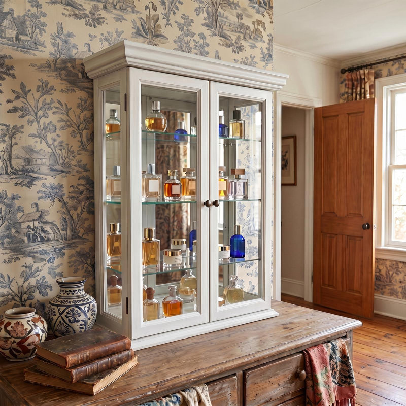 Vitrine Country, Lys blanc