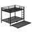 Metal Bunk Bed With Trundle-147836560