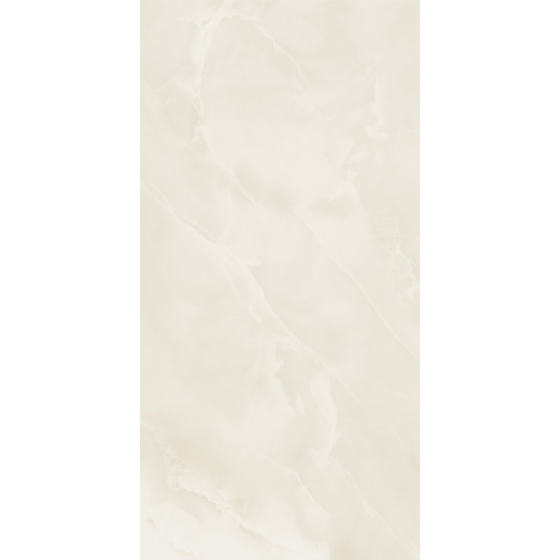 Taille du carreau de porcelaine rectifié poli Scarlet: 24 po x 48 po, Ivoire