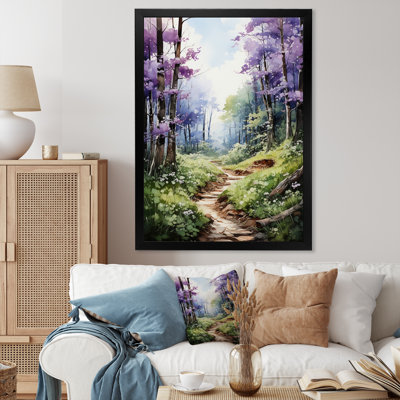 " Violets Whispering Forest II "