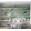 Murale Gouttes d'eau sur bois-1133887858