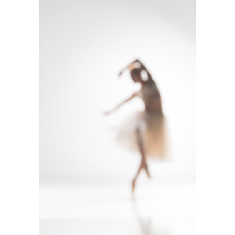 Silhouette Of Ballerina - Wrapped Canvas Print, 91cm H x 61cm W x 3.8cm D
