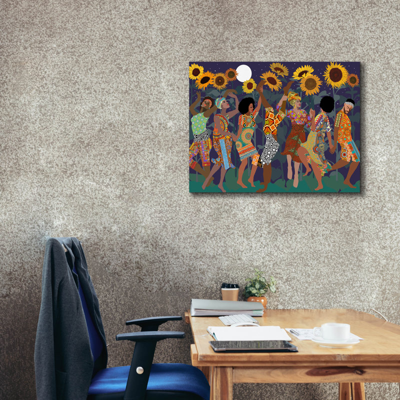 «Dancing Under The Stars» par Art Licensing Studio, art mural sur toile