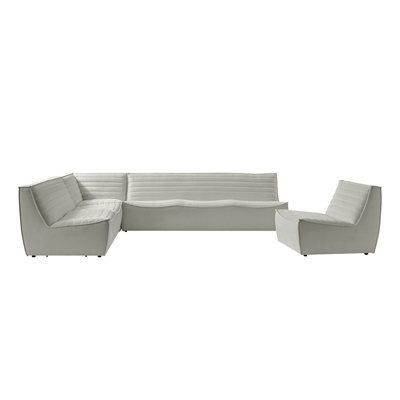  Jacinto 118.5" W Modern Sectional Sofa
