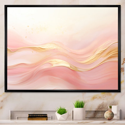 Darlington - Abstract Shapes Framed Canvas Print