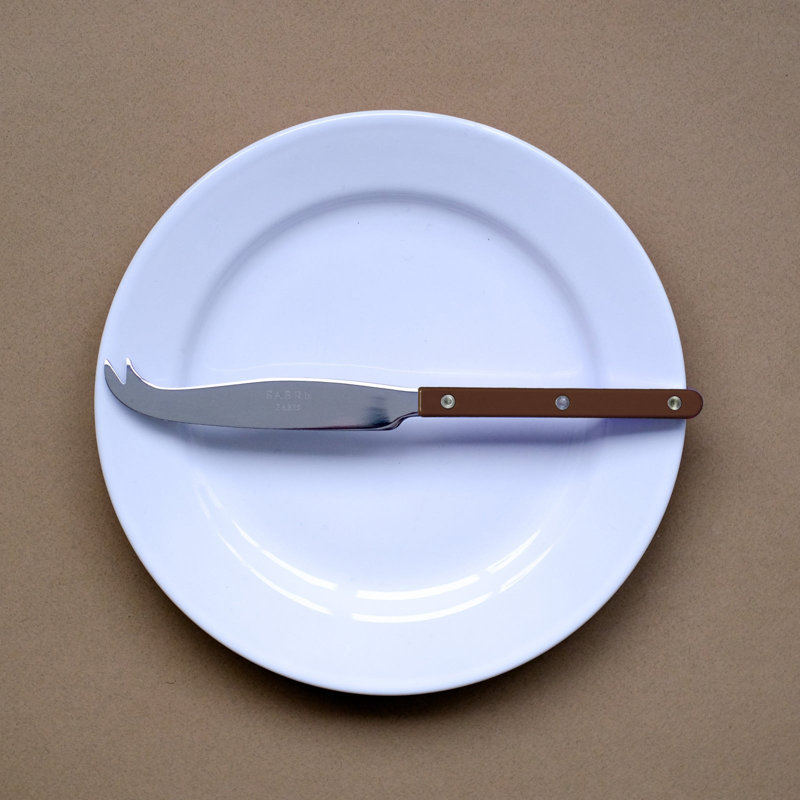 Bistrot Solid Cheese Knife, Chocolate
