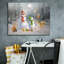 «Woodland Snowmen» par Danhui Nai, art mural-7756895