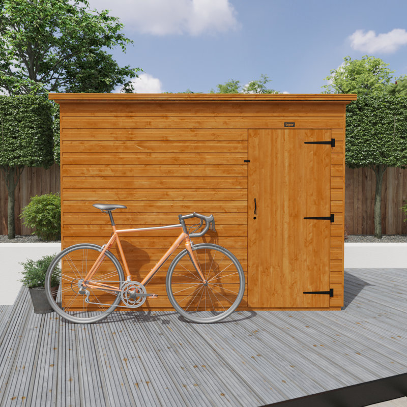 Tiger Shiplap Pent Wooden Shed, 9ft. W x 6ft. D