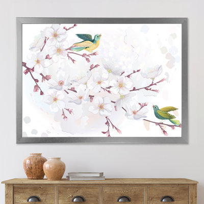 «Blossoming Cherry Tree», cadre photo, impression sur toile