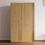 Armoire à portes coulissantes en bois d'hévéa de style américain-1004874355