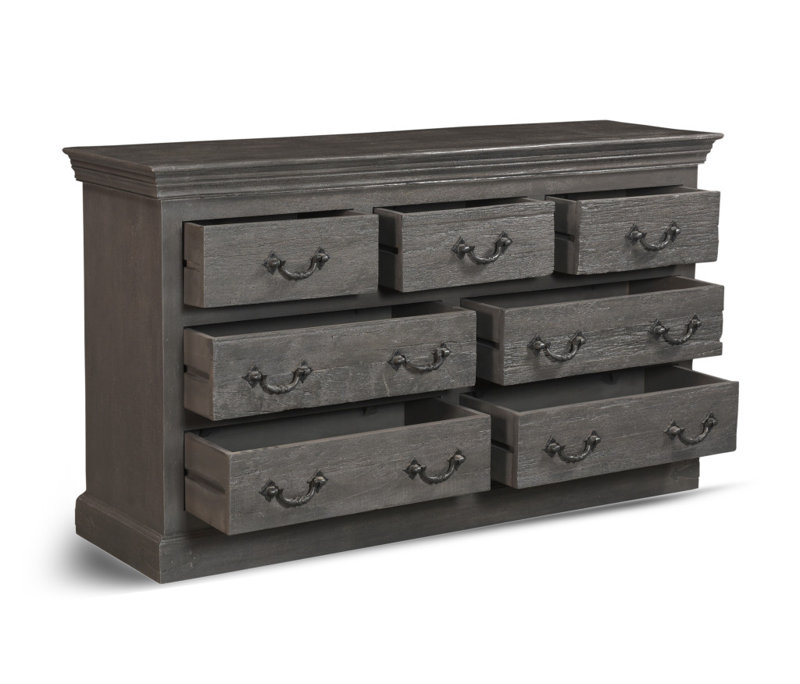 Commode double 64 tiroirs 64 po