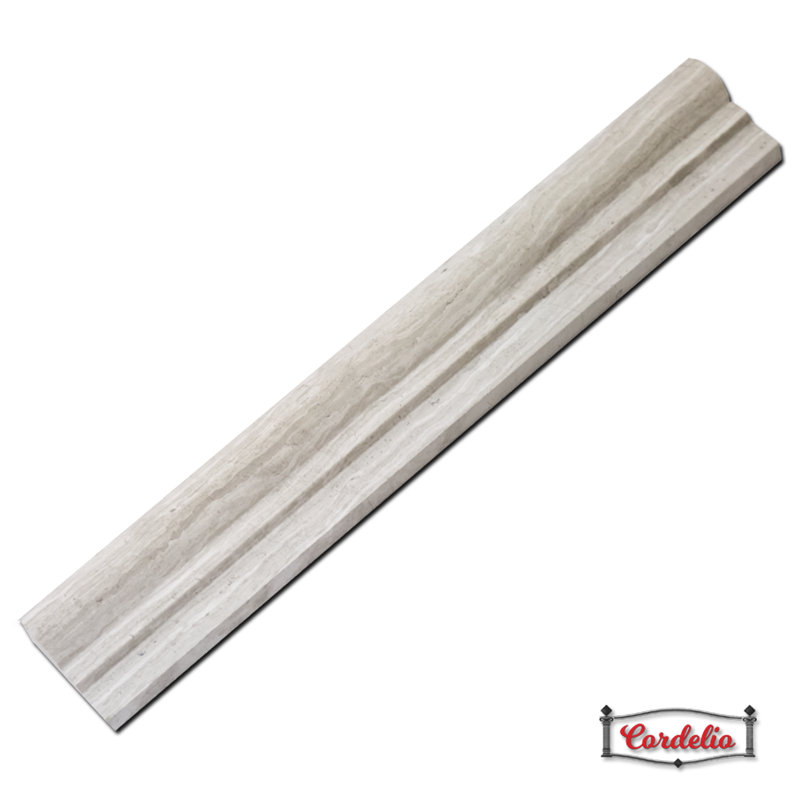 OGEE WOODEN WHITE HONED