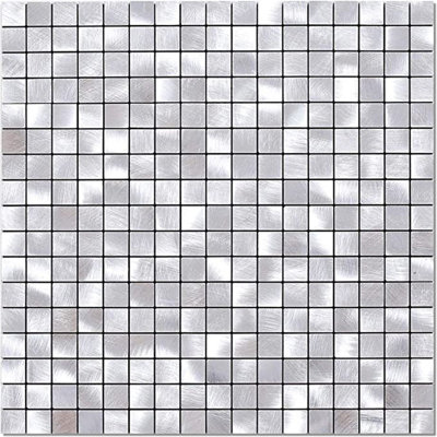 Carreaux de dosseret de cuisine argentés