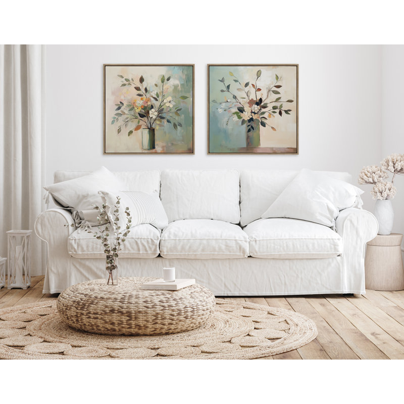«Stunning Flower Bouquet», art mural sur toile encadrée