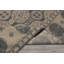 Tapis transitionnel gris en laine noué à la main 8 x 10 po Khotan