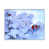 Toile avec cadre flottant blanc
