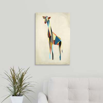 « tip toe zoo ii », peinture sur toile