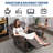 Heated Massage Swivel Rocking Recliner-1983492148
