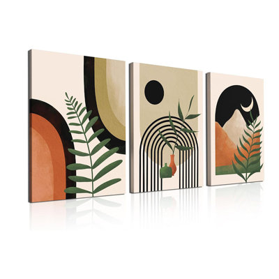 3 Piece Wrapped Canvas Set
