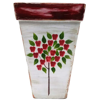 Vase carré moderne en céramique fabriqué à la main