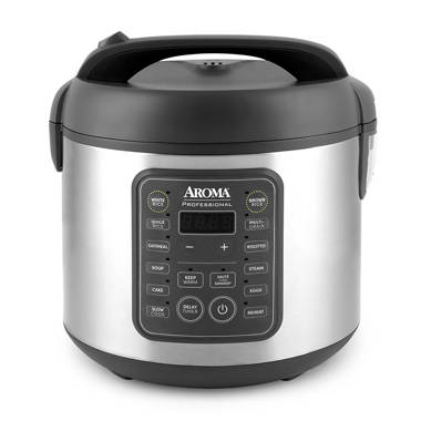 Aroma ARC-1126SBL SmartCarb Rice Cooker: 6 cup, multi-function