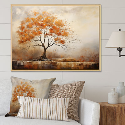 " Minimalism Oak Tree Shimmering Autumn I "