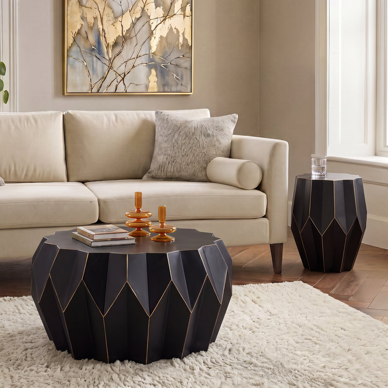 Shaunna Coffee Table & End Table Black