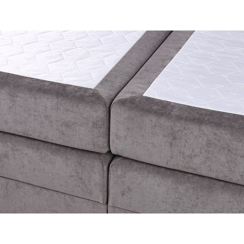 MINISTER Upholstered Bed with Mattress, Super King (6')
