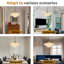 Luminaire suspendu Mid-Century doré nordique