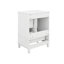 Ensemble de meuble-lavabo autoportant 24 po avec 3 tiroirs et une porte avec supports de rangement 24 po-874583586