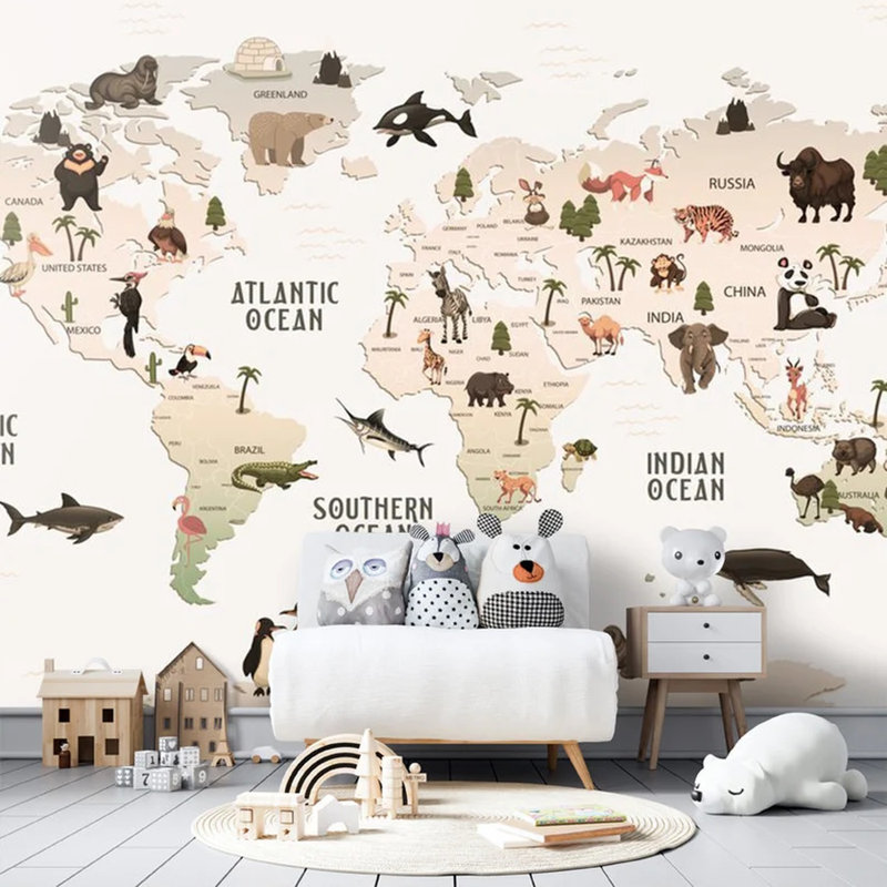 Wildlife Explorer Map Collection, 96" L x 108" W
