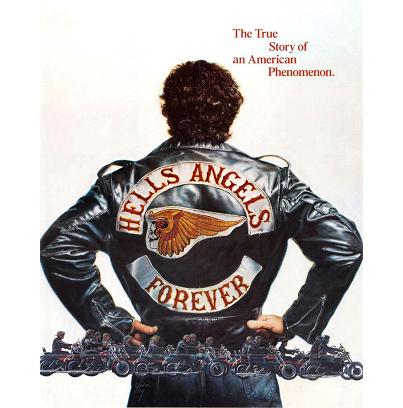 Hells Angel's Forever, 18" H x 14" W